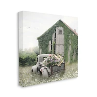 Stupell Industries Magical Farmhouse Barn and Flower Field Canvas Wall Art
