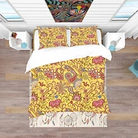 Designart 'Pattern in Ethnic Traditional Style' Bohemian & Eclectic Bedding Set