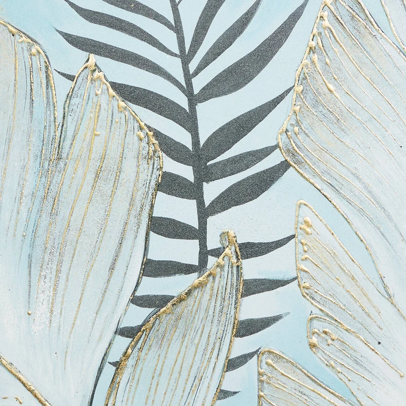 Blue Canvas Coastal Style Wall Art, 40" x 30" x 1"