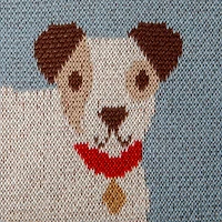 Hello Honey® Dog Prints Cotton Knit Baby Blanket