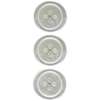 LaMode 3/4" Translucent 4-Hole Buttons, 3ct.