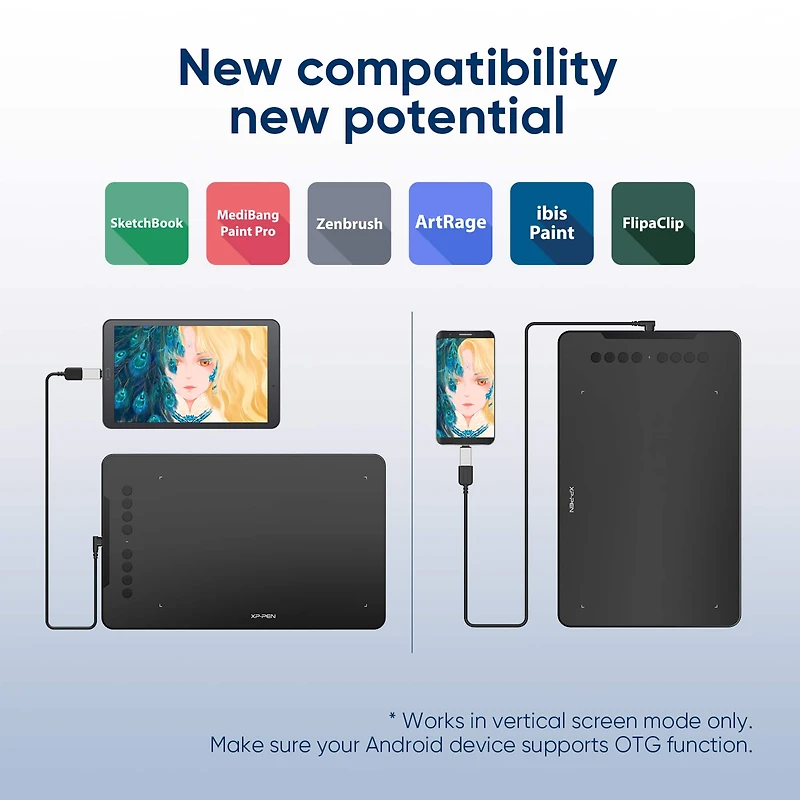 XPPen 10" x 6.25″ Deco 01 V2 Graphics Drawing Tablet