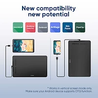 XPPen 10" x 6.25″ Deco 01 V2 Graphics Drawing Tablet