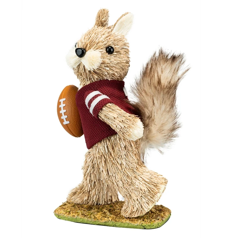 8.25" Standing Squirrel with Football Natural Décor by Ashland®