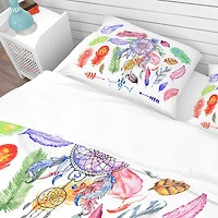 Designart 'Indian Dream Catcher' Southwestern Bedding Set