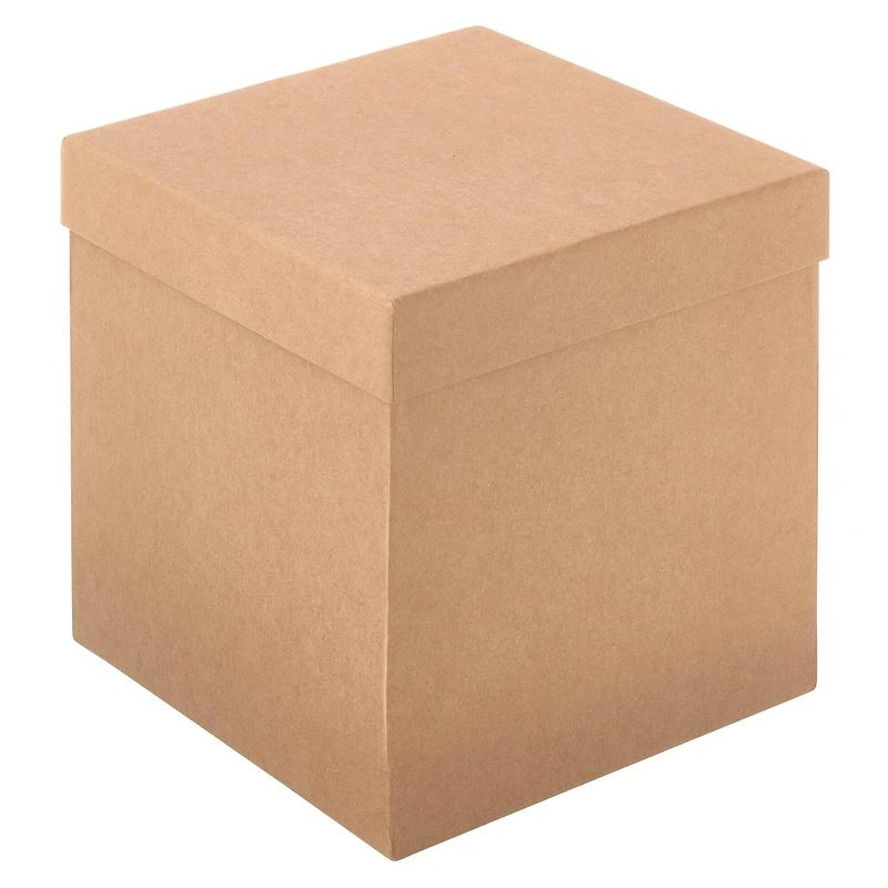 Kraft Square Boxes by Celebrate It™