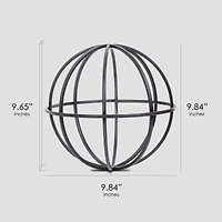 10" Metal Dyson Sphere Sculpture