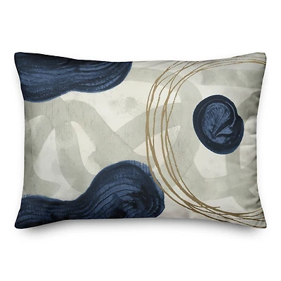 Chic Urban Abstract II 14" x 20" Throw Pillow
