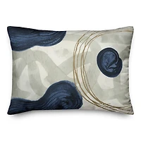 Chic Urban Abstract II 14" x 20" Throw Pillow