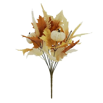 23" Cream Maple & Pumpkin Mix Deluxe Bush by Ashland®
