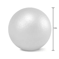24 Packs: 12 ct. (288 total) FloraCraft® SmoothFōM® 1.3" White Foam Balls