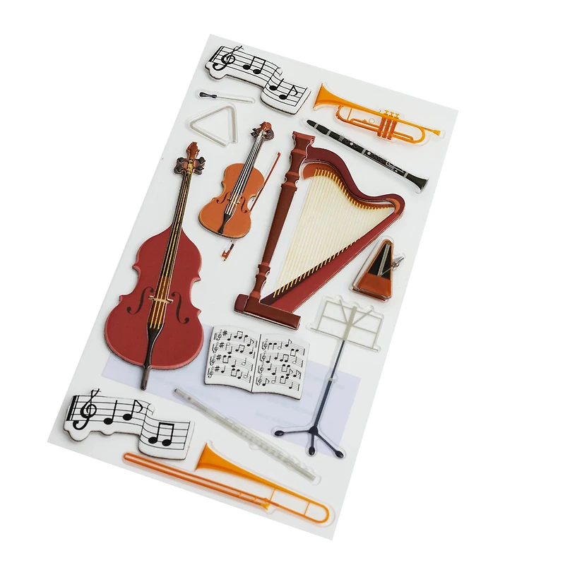 Classical Music Dimensional Stickers by Recollections™