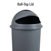 Mind Reader 14.5gal. Roll-Top Kitchen Garbage Can