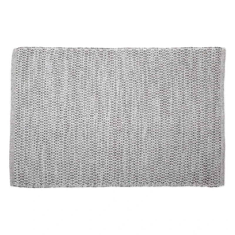 DII® Gray Diamond Recycled Yarn Rug, 2ft. x 3ft.