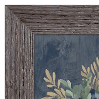 Flower Vase On Navy Western Framed Print