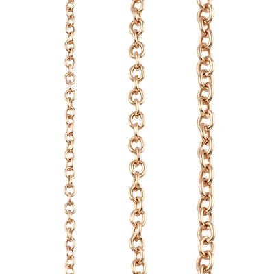 14K Rose Gold Plated Cable Necklace Set by Bead Landing™