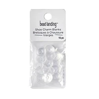 Clear Shoe Charm Blanks, 15ct. by Bead Landing™