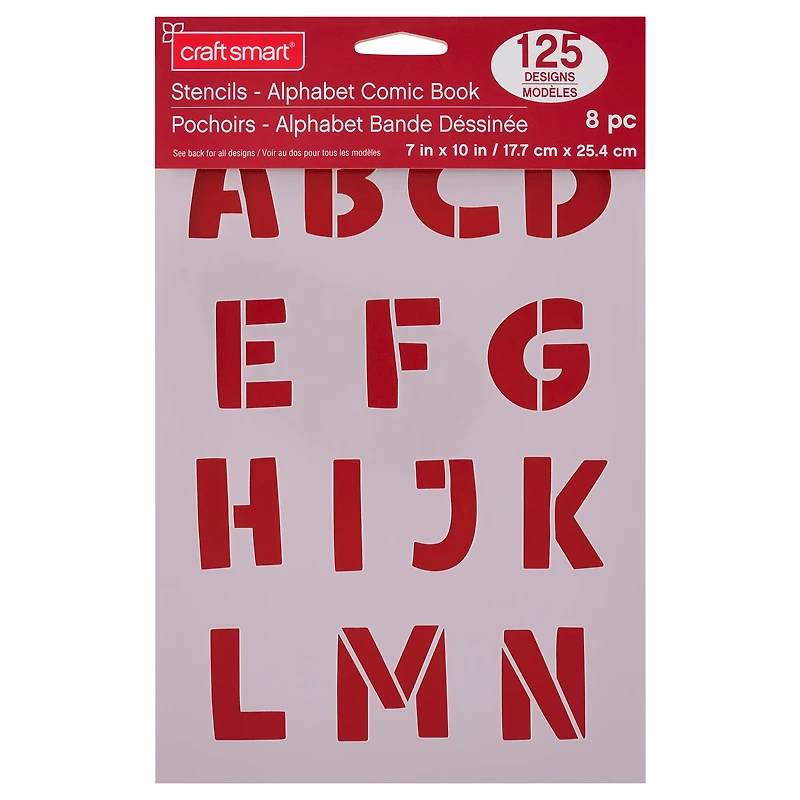 1.5" Comic Book Alphabet Stencils by Craft Smart®