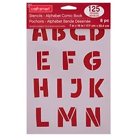1.5" Comic Book Alphabet Stencils by Craft Smart®
