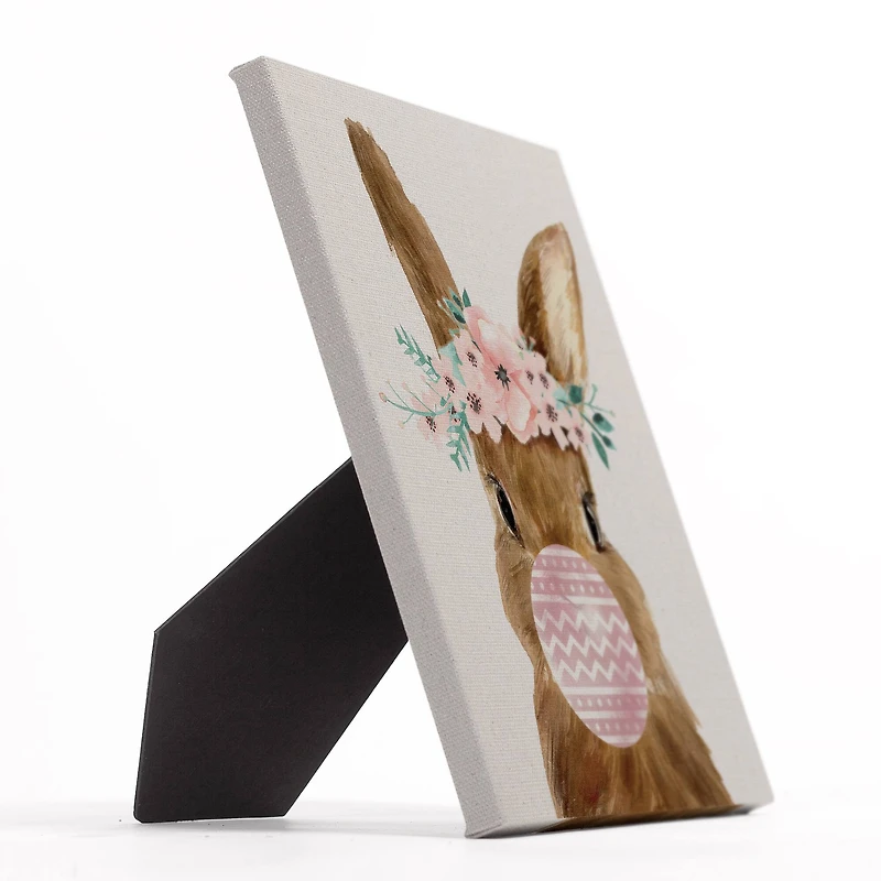 Easter Bunny Bubblegum 8" x 10" Tabletop Canvas