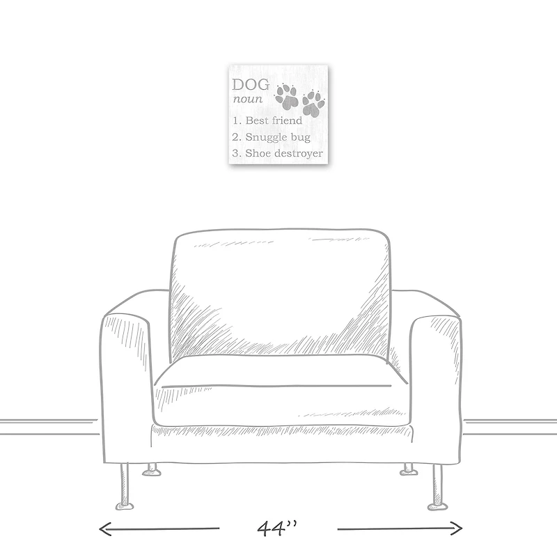 Dog Definition Canvas Wall Art