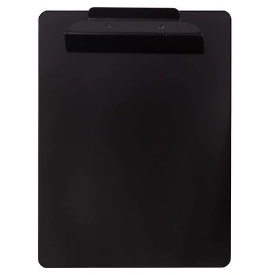 JAM Paper Black Legal Aluminum Premium Clipboard with Hinge