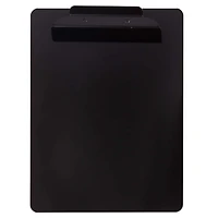 JAM Paper Black Legal Aluminum Premium Clipboard with Hinge
