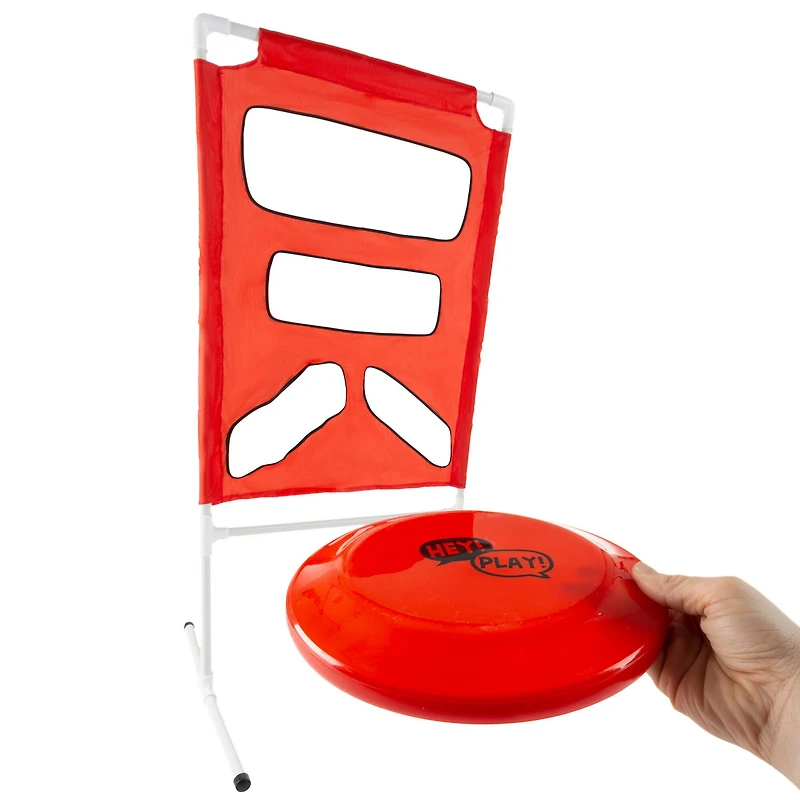 Toy Time Portable Flying Disc Toss Set