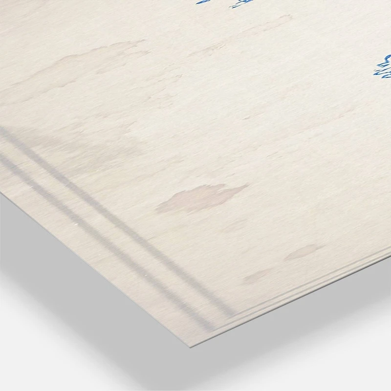 Designart Nautical & Coastal Blue Coral 3 Panel Large Wall Clock