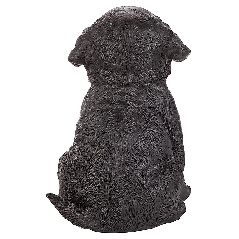 Design Toscano 6" Black Lab Puppy Partner Collectible Dog Statue
