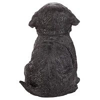 Design Toscano 6" Black Lab Puppy Partner Collectible Dog Statue