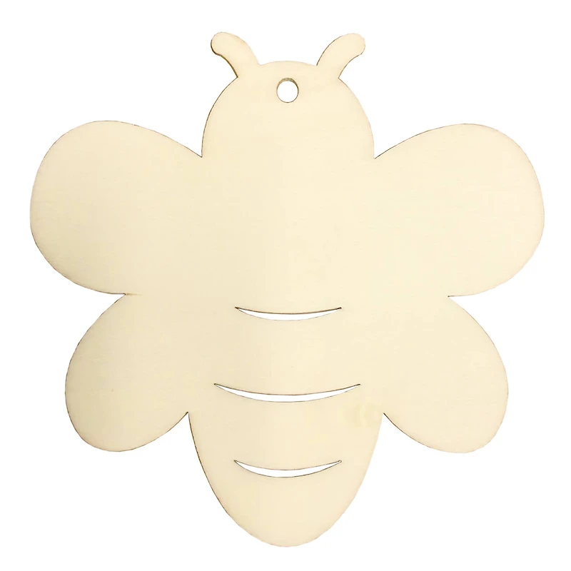 Unfinished Wooden Bee Banner by Make Market®