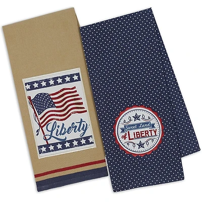 DII® Vintage Dishtowel Set, 18x28 inch, 4 Piece