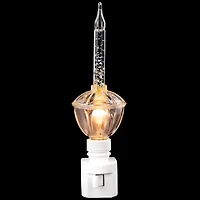 6.5" Clear Retro Style Christmas Bubble Night Light