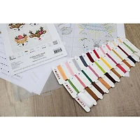 Luca-s Foxes And Deer Plastic Canvas Counted Cross Stitch Kit