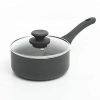 Oster Ashford 10-Piece Black Aluminum Nonstick Cookware Set