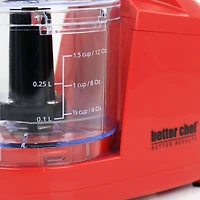 Better Chef Red Compact 12oz. Mini Chopper