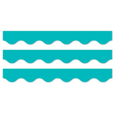 Creative Teaching Press® Core Decor Turquoise Wavy EZ Border, 48ft. Per Pack, 3 packs