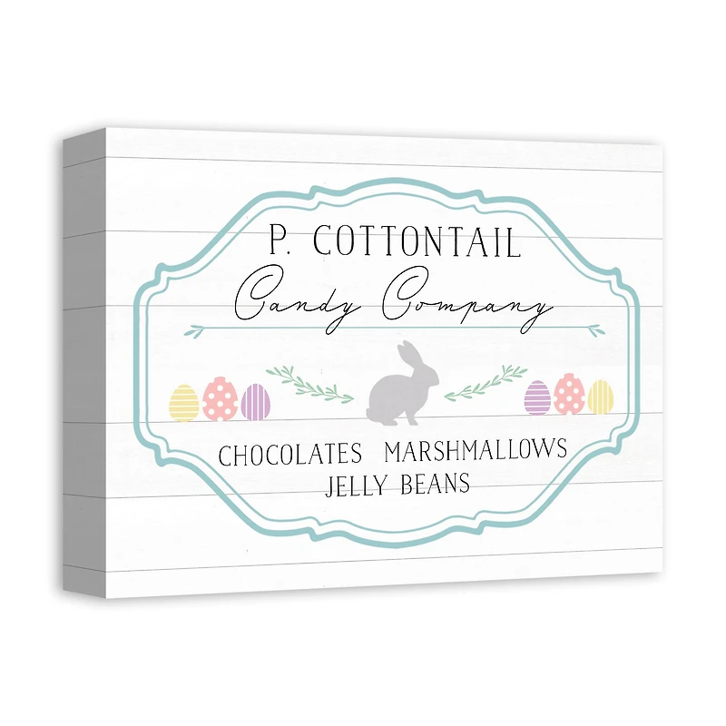 P Cottontail Candy Co 14" x 11' Canvas Wall Art