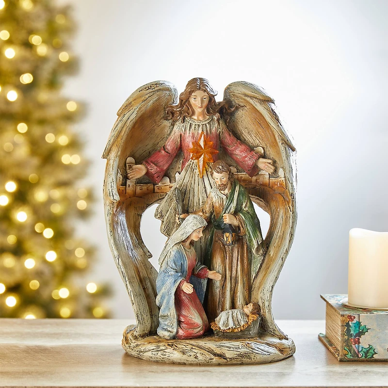 Glitzhome® 11" Nativity Décor