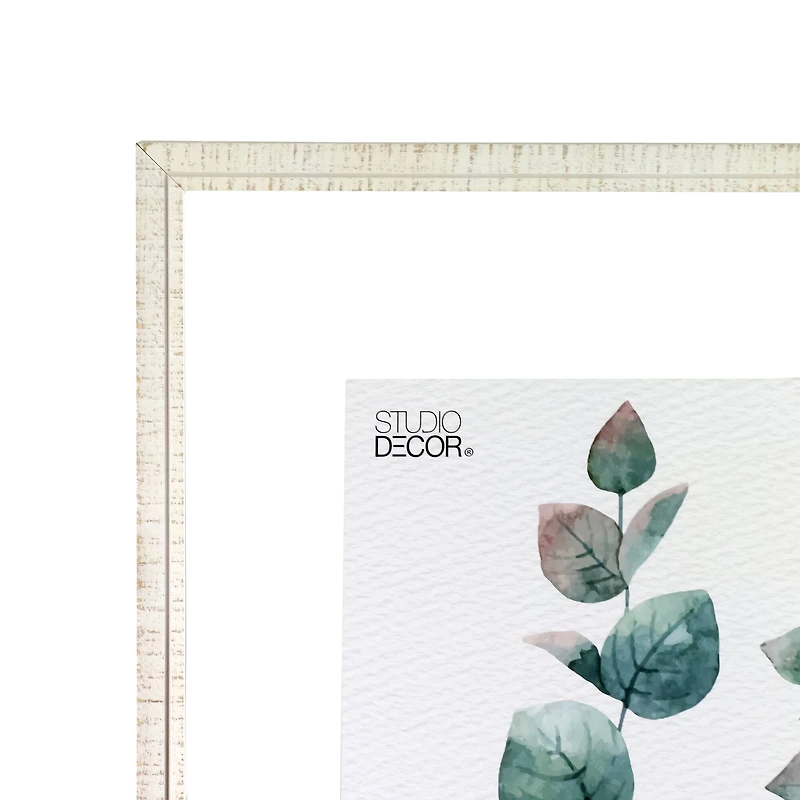 White Wooden Float Frame by Studio Décor