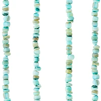 Aqua Shell Chip Beads, 5mm by Bead Landing™