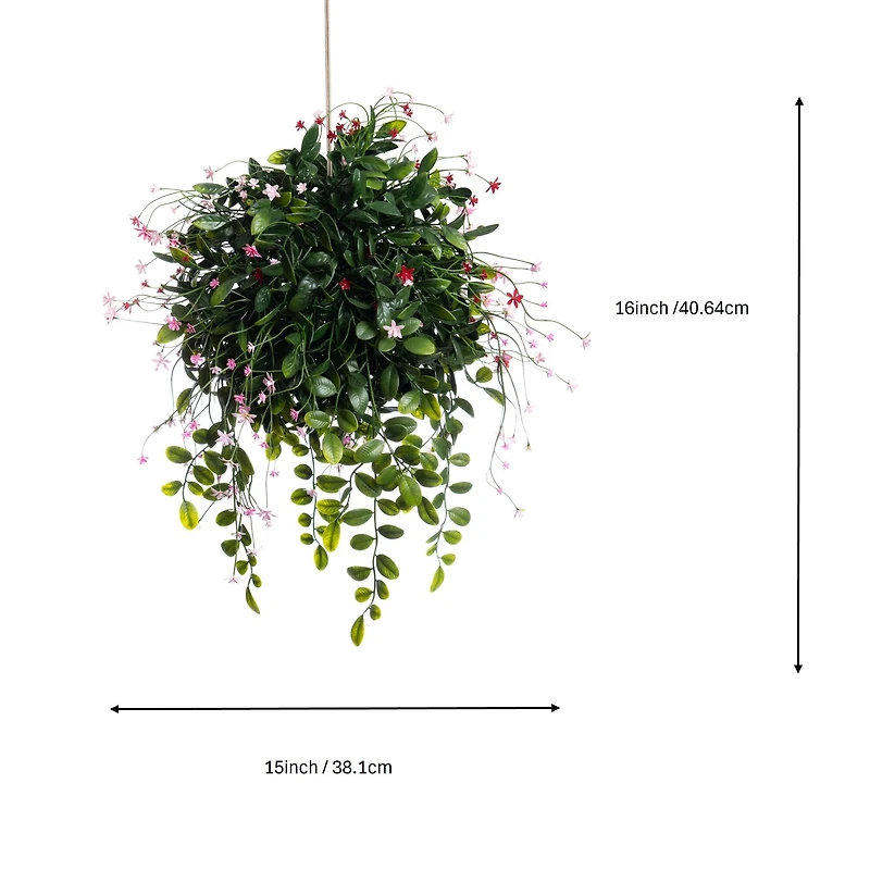 15" Hanging Blossom UV Decoration by Ashland