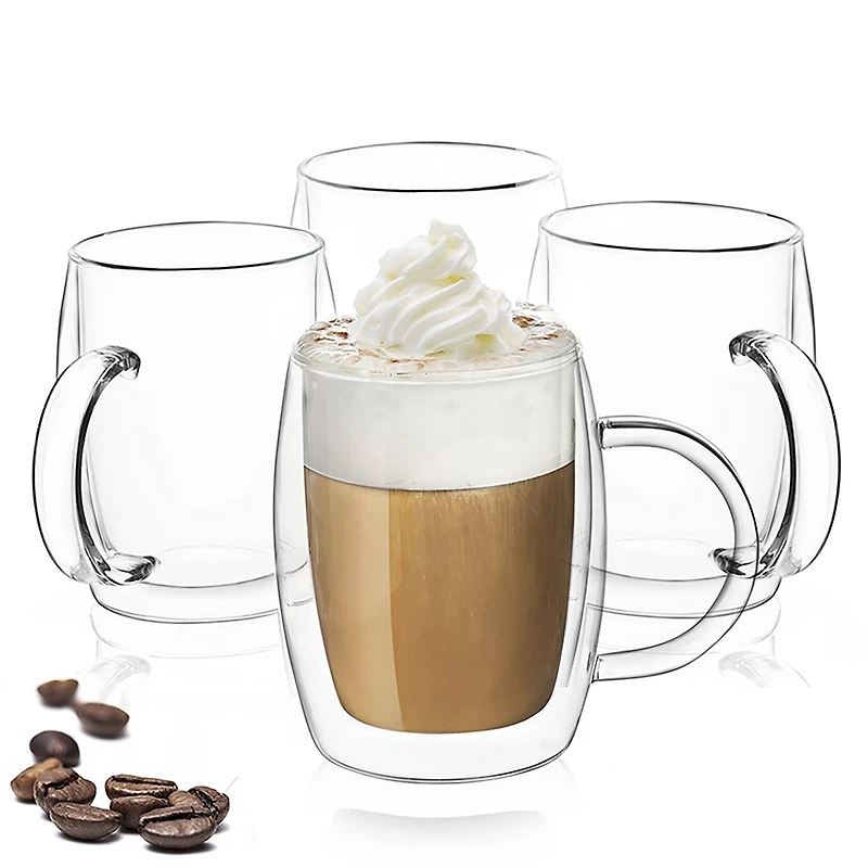 JoyJolt® Aroma Double Wall Insulated Glasses, 4ct.