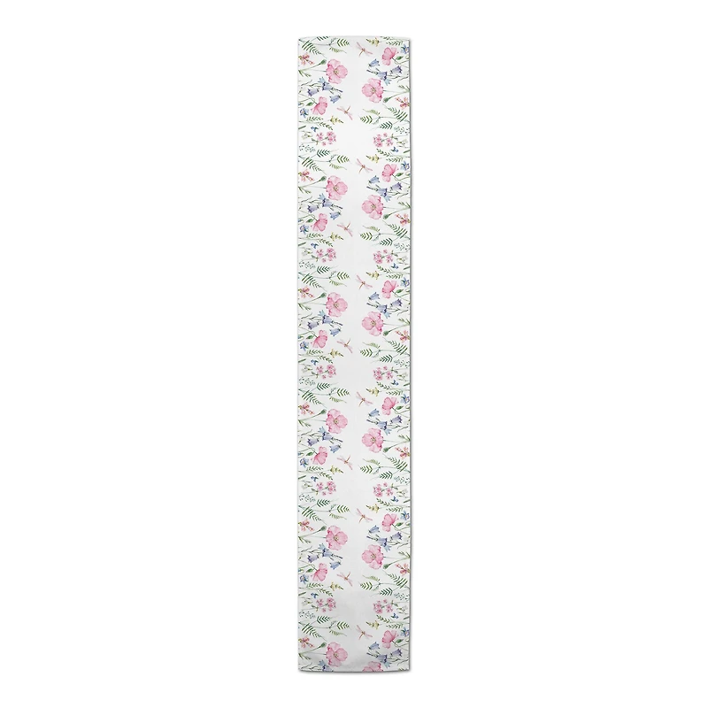 Growing Spring Florals Outdoor Table Runner