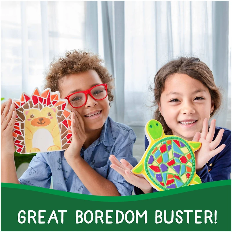 Creative Roots® Paint Your Own Stepping Stones Multipack with Turtle, Hedgehog & Sun Stepping Stones