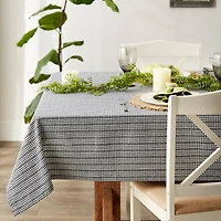 DII® Black Farmhouse Gingham Tablecloth