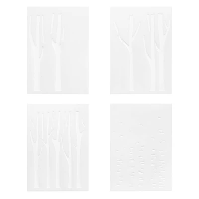 4" x 6" Birch Tree Print Layering Stencil Set by Recollections™
