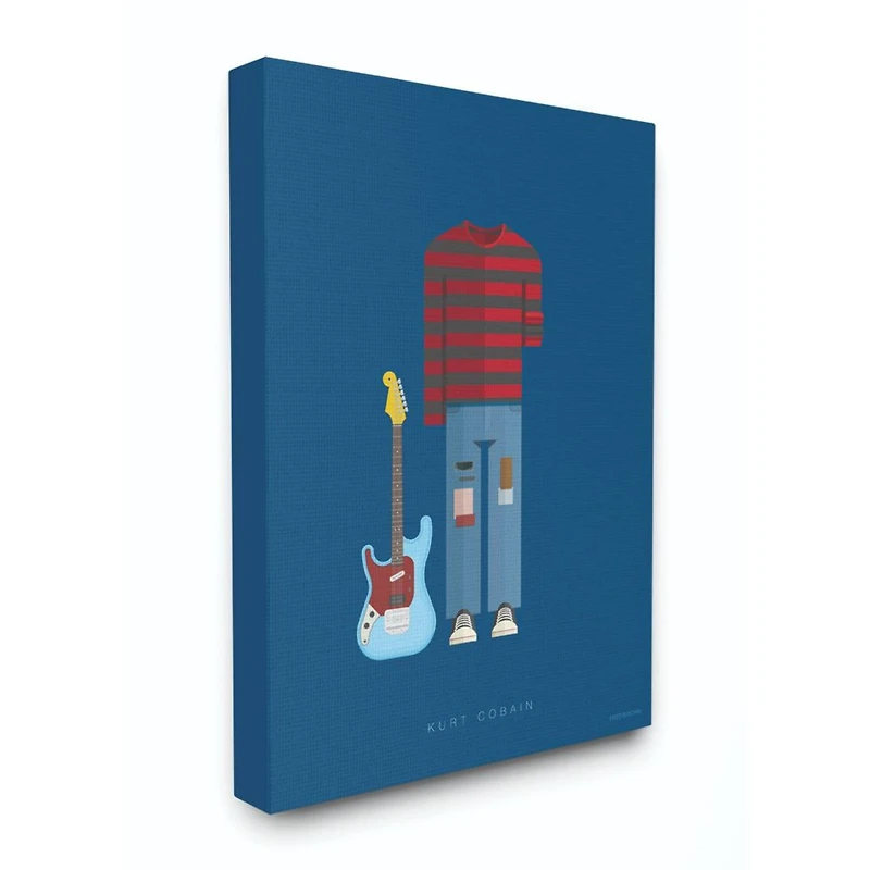 Stupell Industries Kurt Cobain Fashion Design Wall Accent