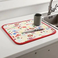 15" Fall Dish Drying Mat by Fab Finds